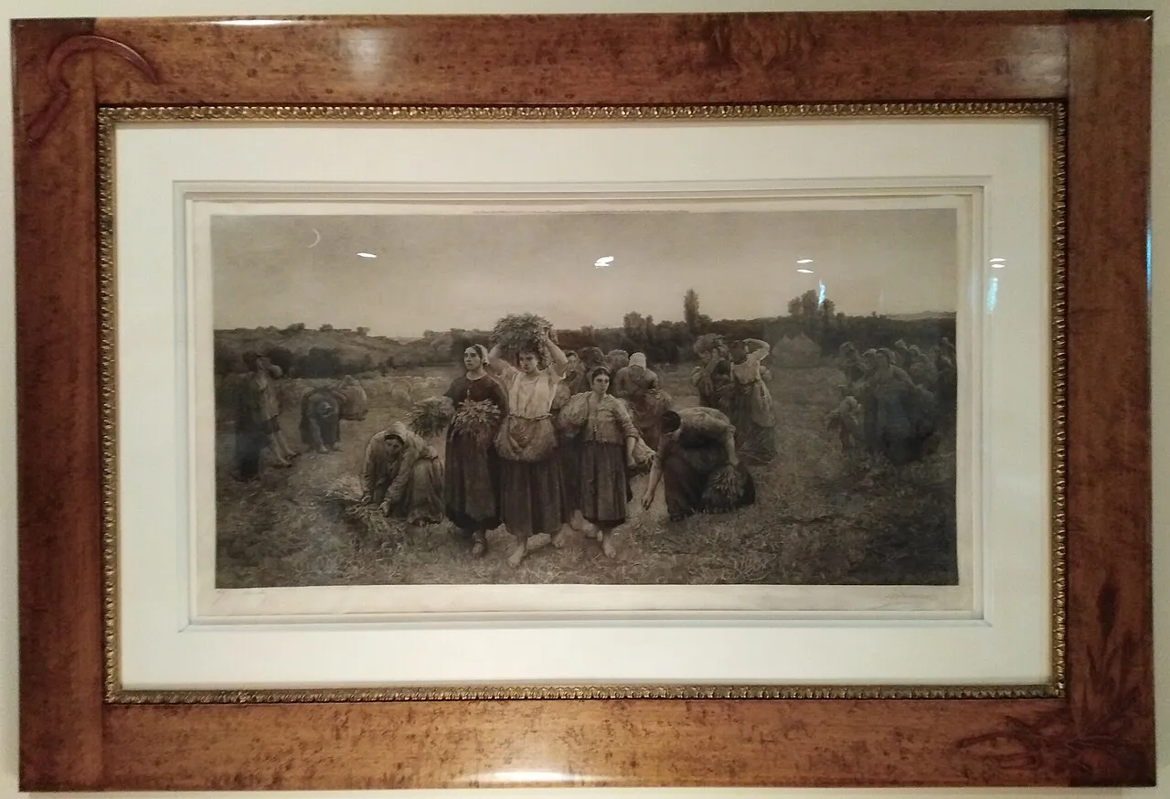 이삭 줍는 여인들의 기도 — 쥘 브르통