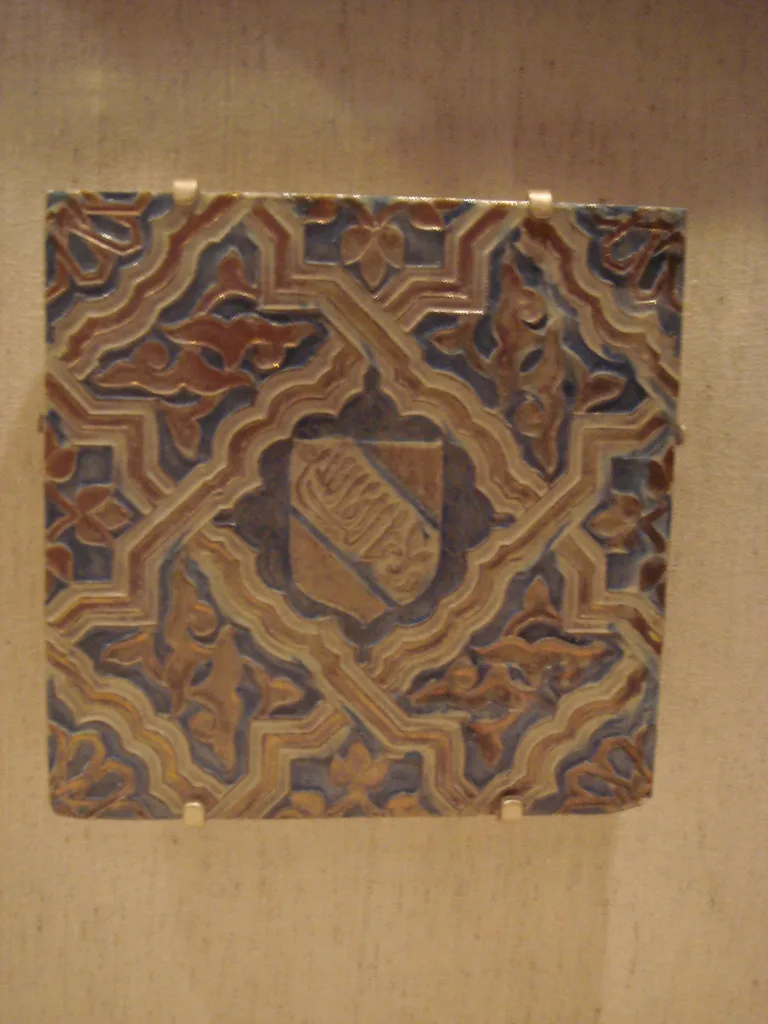 아라베스크 문양 타일 — 이슬람 전통 장인