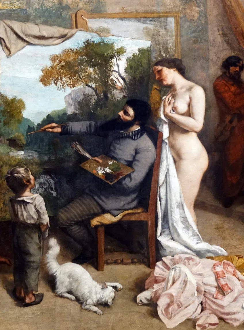 화가의 작업실 — 귀스타브 쿠르베