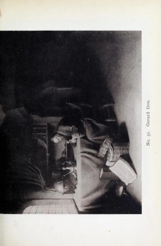 서신을 쓰는 학자 — 헤리트 다우