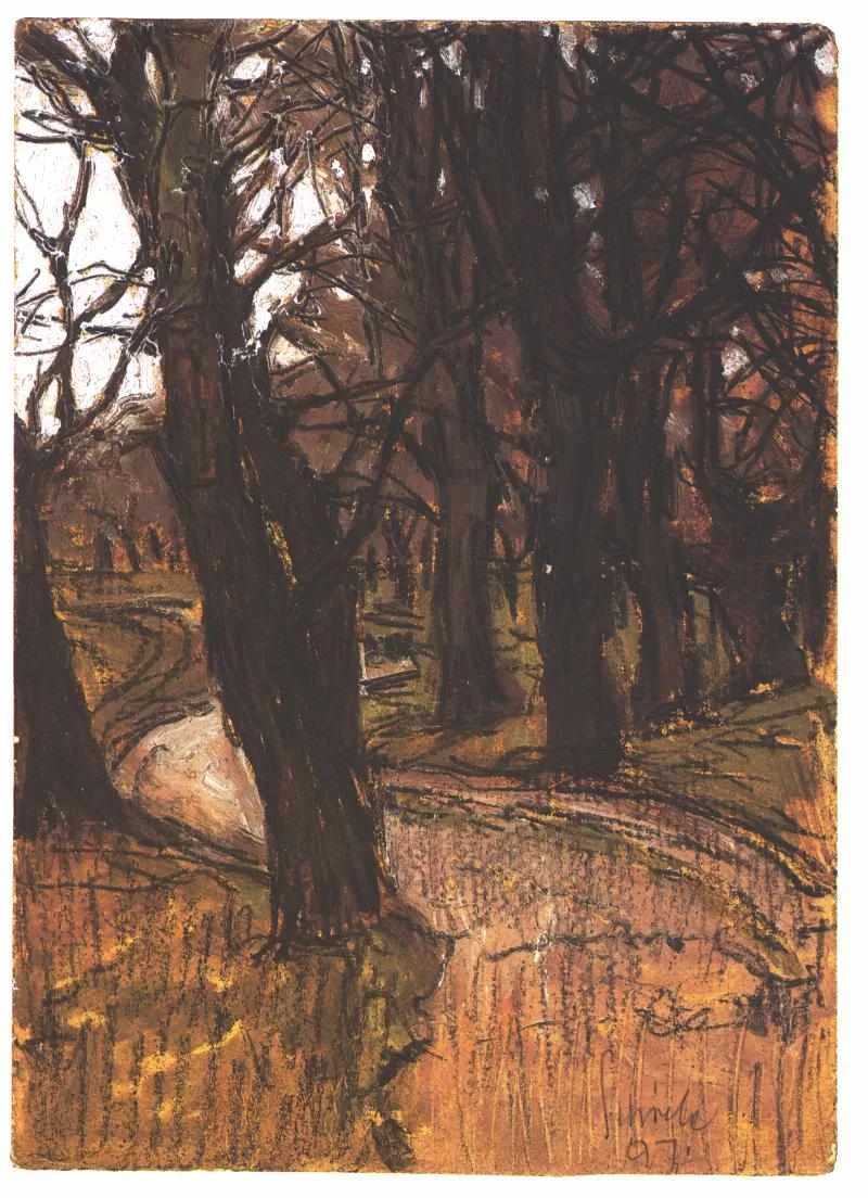 가을 풍경 — 에곤 실레